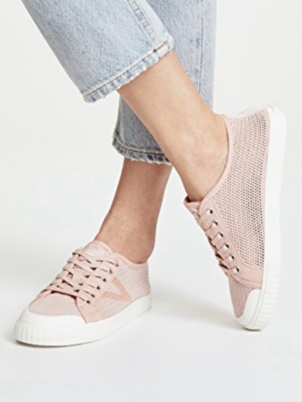 Tretorn Tournament Net Sneakers Pink Blush  Mesh 9.5 Tretorn